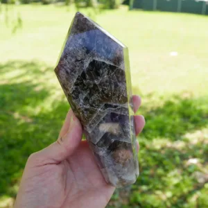 6.5" High Quality Super Seven Crystal Polished Slab 15.4 Oz
