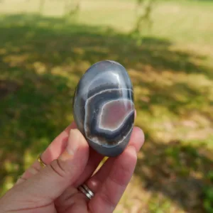 2.5" Shashe River Agate Palm Stone or Gallet from Zimbabwe 2.9 oz