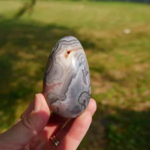 2.75" Shashe River Agate Palm Stone or Gallet from Zimbabwe 4.5 oz