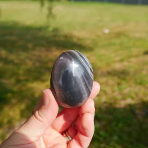 2" Shashe River Agate Palm Stone or Gallet from Zimbabwe 2.4 oz