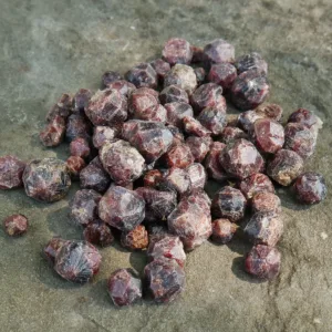 Raw Garnet Crystals, 10 Pieces