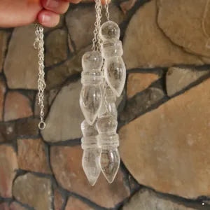 Clear Quartz Egyptian Karnac Pendulums 2.25-2.5" - Choose Your Own!