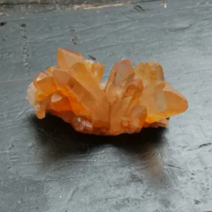 1.75" Large Tangerine Quartz Cluster from Brazil 0.9 oz | Hematite or Ferruginous Quartz