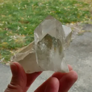 3" High Quality Chlorite Phantom Quartz Cluster from Brazil 7 oz