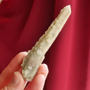 4" Sparkling Witches Finger / Fairy Quartz / Spirit Quartz Cluster from Africa 1.4 oz
