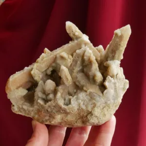 4.5" Large Witches Finger Cluster / Fairy Quartz / Spirit Quartz Cluster from Africa 1.6 Lbs