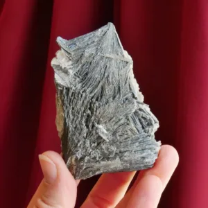 3" Flashy Black Kyanite Spray | Witches Broom | Raw Crystal from Brazil | 2.8 oz