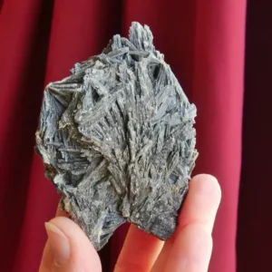 3" Flashy Black Kyanite Spray | Witches Broom | Raw Crystal from Brazil | 3.3 oz