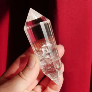 3.5" Sparkling Clear Quartz Vogel with 24 sides from Brazil | Crystal Healing | Energy Tools 3.4 oz
