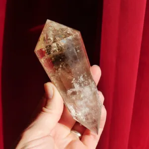 4.5" Smoky Quartz Vogel with 12 sides from Brazil | Crystal Healing | Energy Tools 9.2 oz