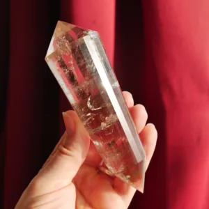 4.8" Smoky Quartz Vogel with 24 sides from Brazil | Crystal Healing | Energy Tools 8.1 oz
