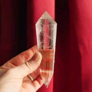 5" Smoky Quartz Vogel with 24 sides from Brazil | Crystal Healing | Energy Tools 5.8 oz