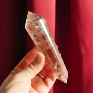 4.75" Smoky Quartz Vogel with 24 sides from Brazil | Crystal Healing | Energy Tools 5.3 oz