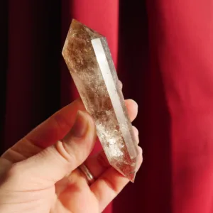 3.8" Smoky Quartz Vogel with 12 sides from Brazil | Crystal Healing | Energy Tools 3.1 oz