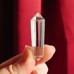 1.75" Clear Quartz Mini Vogel with 12 sides | Crystal Healing | Energy Tools 0.4 oz