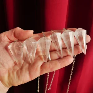 Clear Quartz Pendulums from Brazil 2.25-2.5" - Choose Your Own!