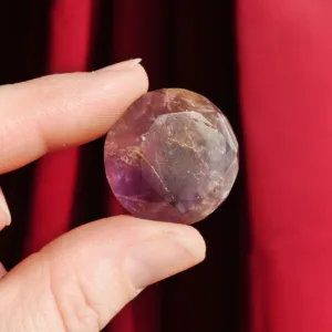 1" Ametrine Diamond Brilliant Cut Crystal Carving 62.7 Carat