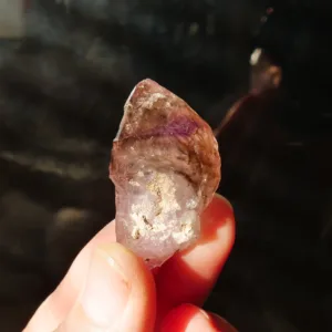 1.5" Elestial Amethyst from Chiredzi, Africa | Window Amethyst | Skeletal Amethyst .53 oz