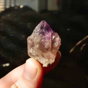 1.25" Elestial Amethyst from Chiredzi, Africa | Window Amethyst | Skeletal Amethyst 0.53 oz