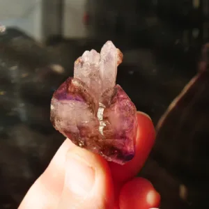 1.5" Amethyst Scepter from Chiredzi, Africa | Window Amethyst | Elestial or Skeletal Amethyst 0.64 oz (Copy)