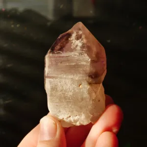 2.5" Brandberg Amethyst, Skeletal or Window Elestial Amethyst 3.5 oz