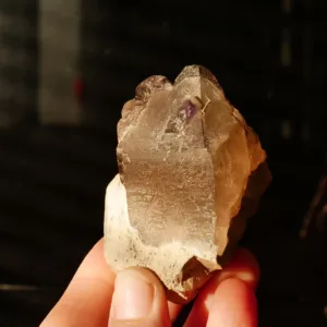 3" Brandberg Smoky Amethyst, Skeletal or Window Elestial Amethyst 4.7 oz