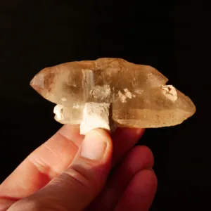 3.2" Double Terminated Smoky Quartz with Amethyst from Brandberg, Namibia, 1.9 oz