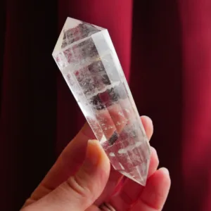 3.8" Clear Quartz Vogel with 12 sides from Brazil | Crystal Healing | Energy Tools 4.3 oz