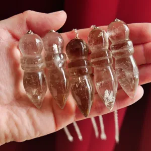 Smoky Quartz Egyptian Karnac Pendulums 2.25-2.5" - Choose Your Own!