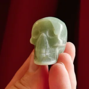 Green Aventurine Crystal Skull Carving