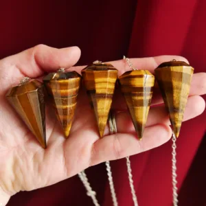 Tigers Eye Pendulums from Brazil - Choose Your Own!
