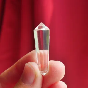 2.4" Clear Quartz Vogel with 12 sides from Brazil | Crystal Healing | Energy Tools 0.2 oz