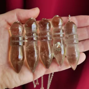 Smoky Quartz Egyptian Karnac Pendulums 2.25-2.5" - Choose Your Own!