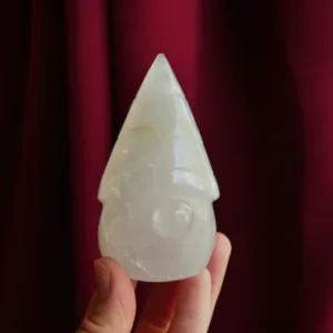 3.5" Rose Quartz Gnome Pink Crystal Carving from Brazil